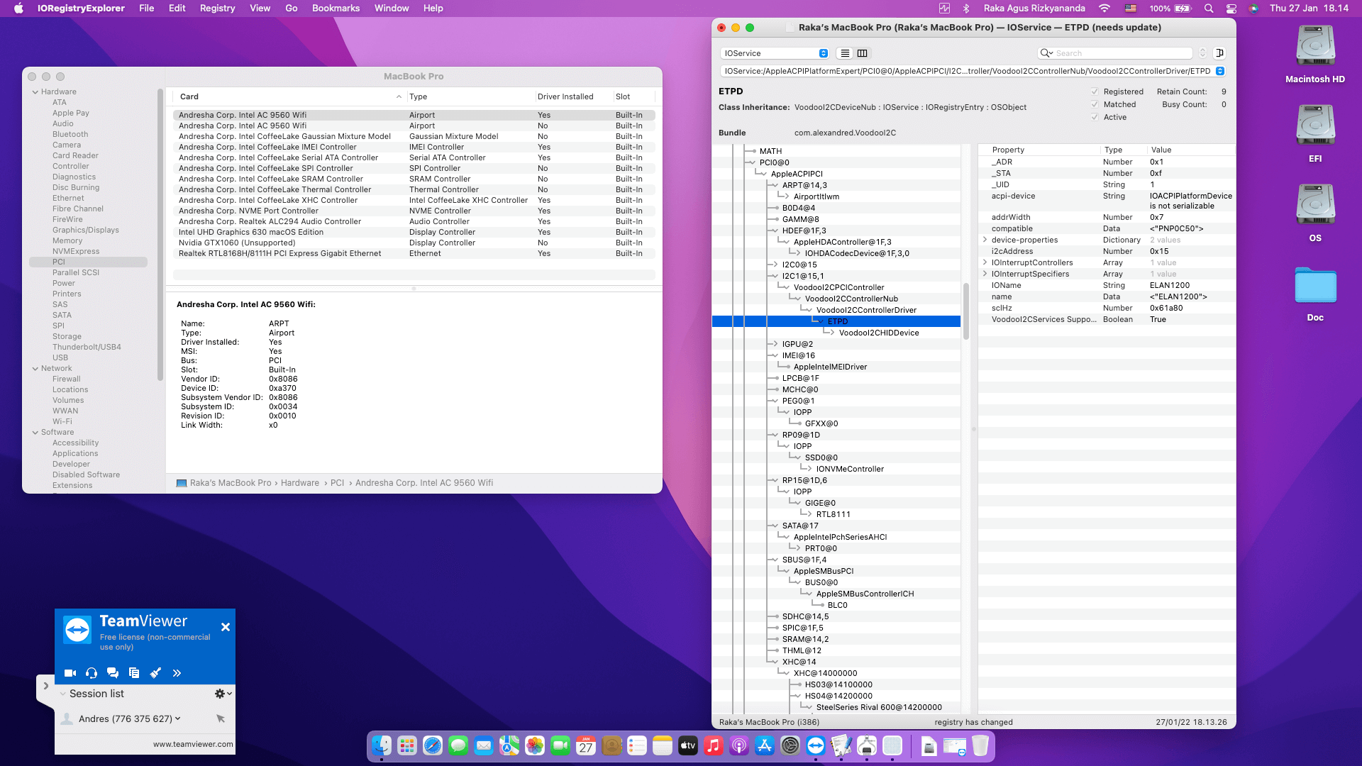 Asus ROG Strix HERO II GL504GM ES029T [CoffeeLake   Intel UHD 630 + I2C]   OpenCore 9